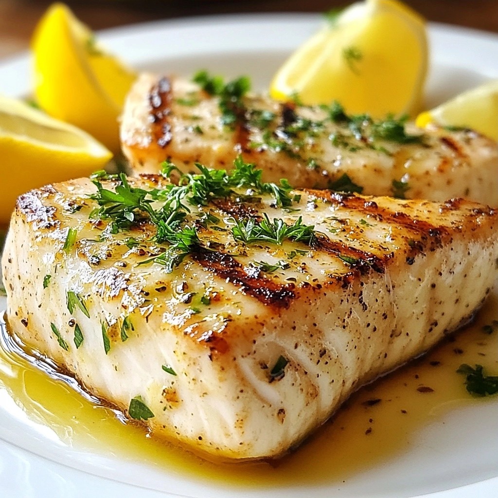 Savory Dinner Recipes Lemon Herb Grilled Swordfish