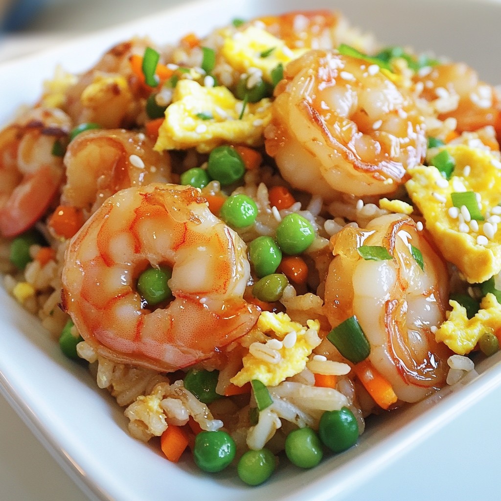 Honey Garlic Shrimp Fried Rice Flavorful Quick Meal