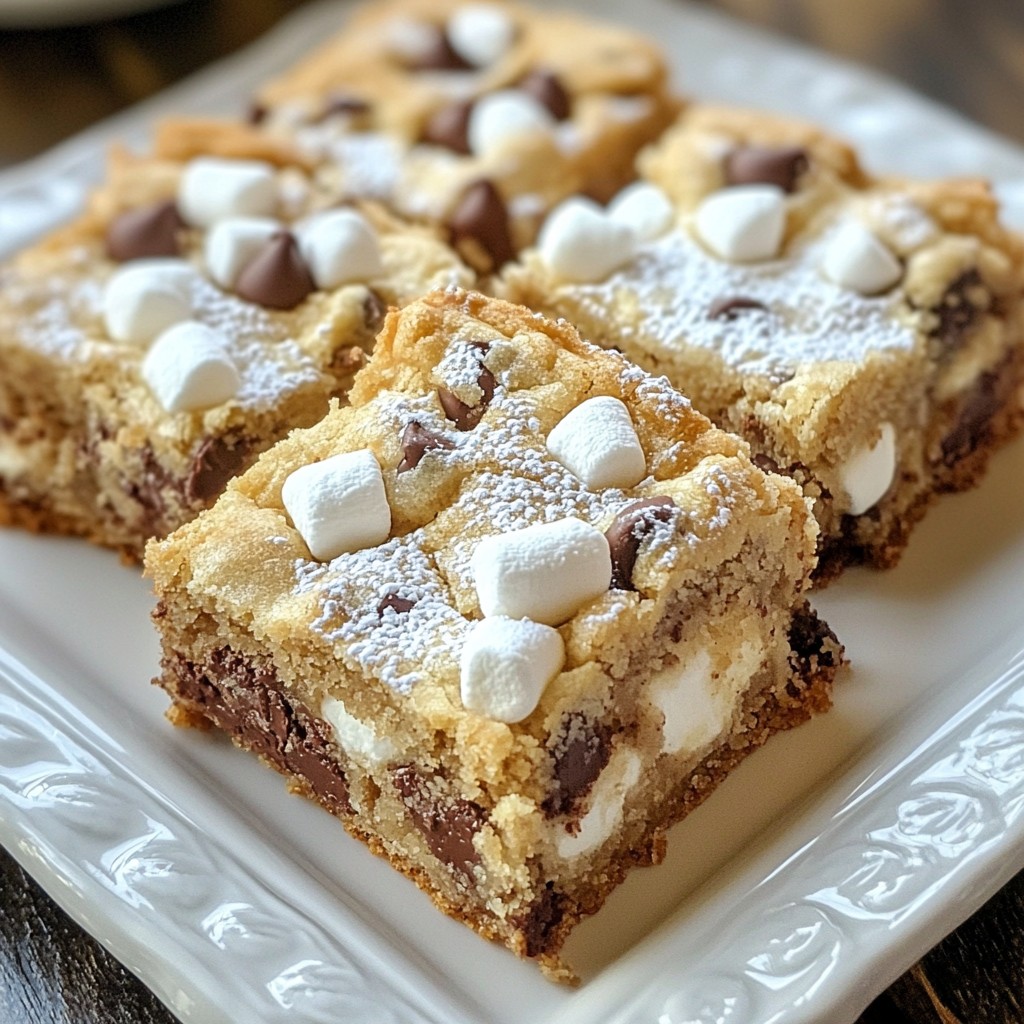 S'mores Cookie Bars Simple and Tasty Treat Recipe