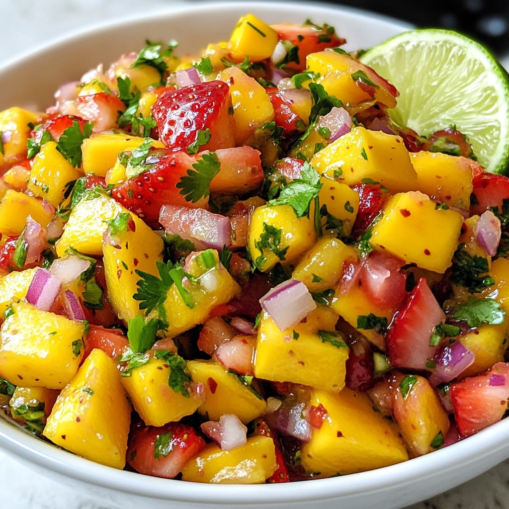 Strawberry Mango Salsa Fresh and Flavorful Delight