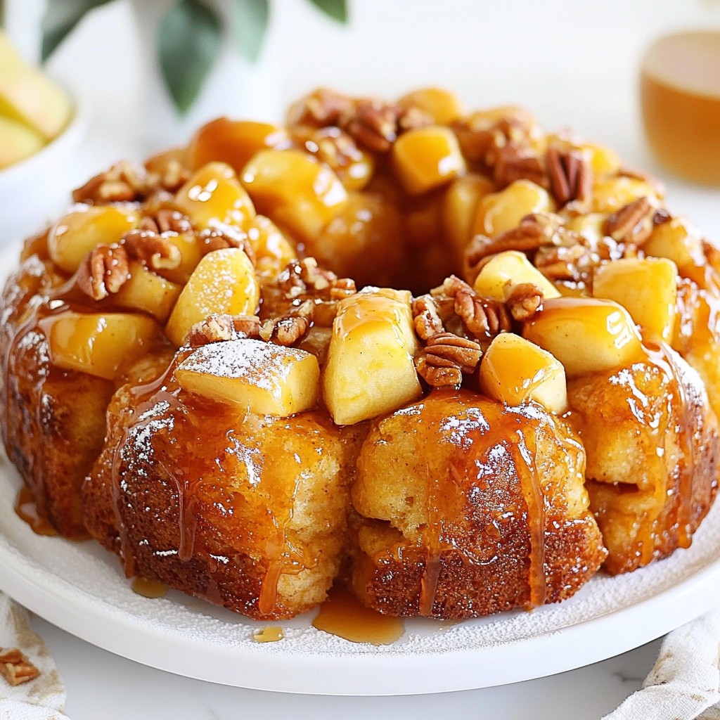 Caramel Apple Monkey Bread Irresistible and Sweet Delight
