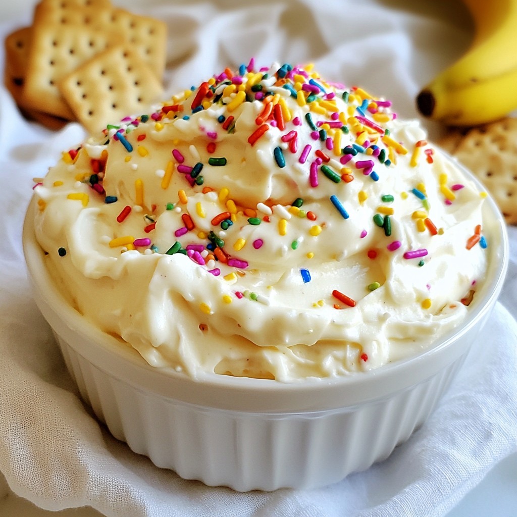 Funfetti Cake Batter Dip Delightful Party Treat