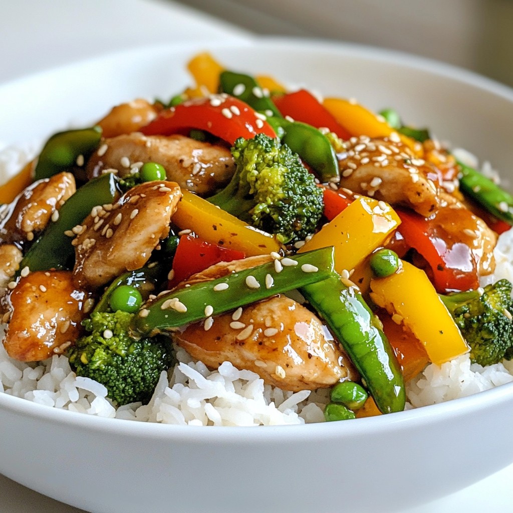Quick Dinners Sesame Ginger Chicken Stir Fry Recipe