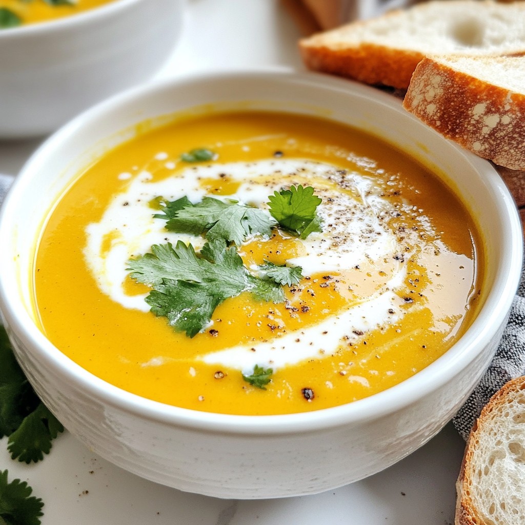 Carrot Ginger Soup Comforting and Nourishing Recipe