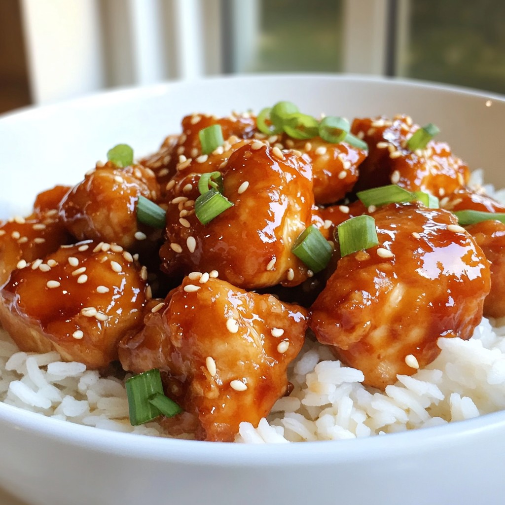 Sweet and Spicy Sesame Chicken Easy Dinner Recipe