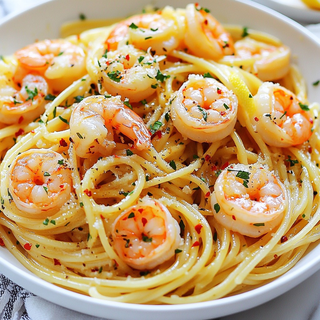 Quick Dinners Garlic Herb Shrimp Pasta Delight