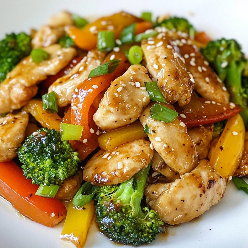 Garlic Ginger Chicken Stir Fry Quick and Flavorful Meal