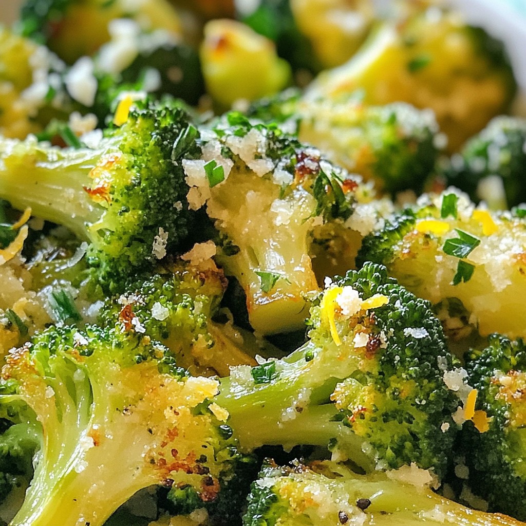 Lemon Garlic Roasted Broccoli Fresh and Flavorful Dish