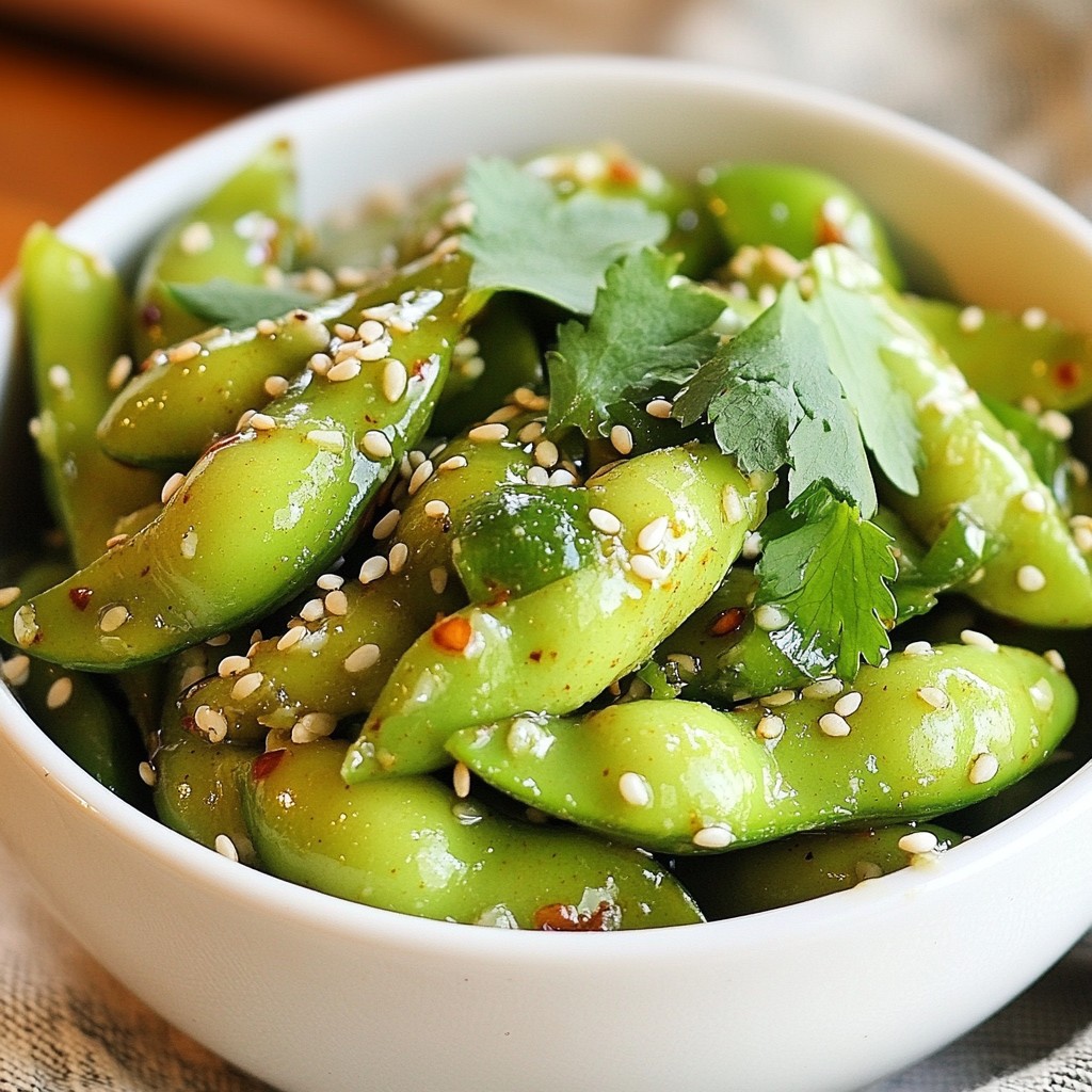 Sweet Chili Garlic Edamame Tasty and Simple Recipe