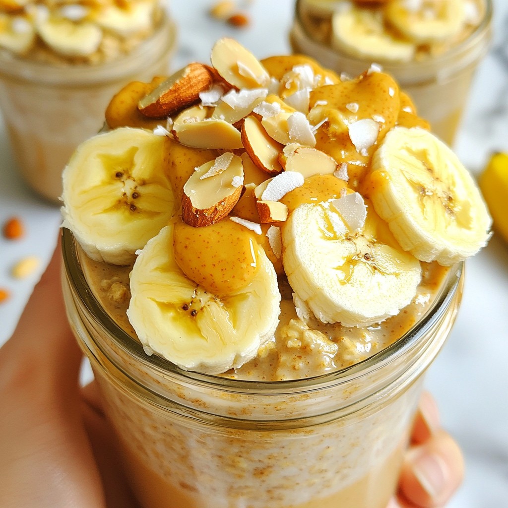 Peanut Butter Banana Overnight Oats Simple Delight
