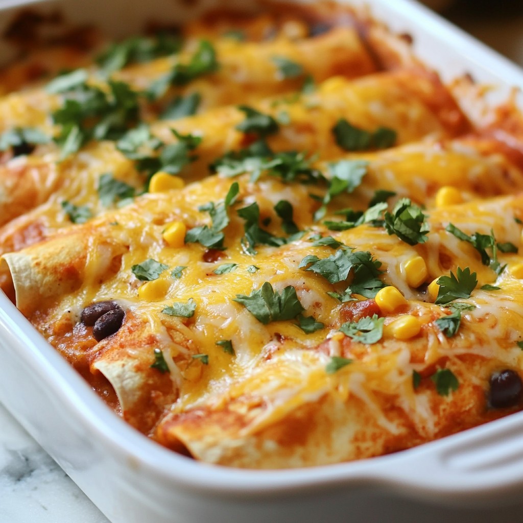 Family Dinners Cheesy Tex-Mex Chicken Enchiladas Delight