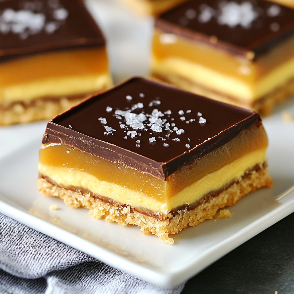 No-Bake Millionaire Shortbread Delightful and Easy Treat