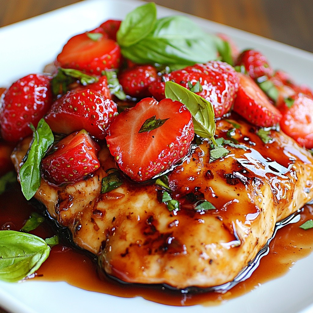 Balsamic Strawberry Chicken Flavorful and Easy Recipe