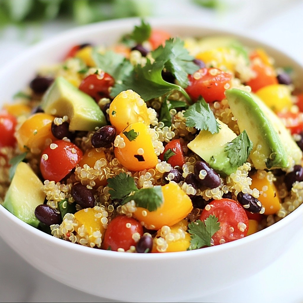 Meal Prep Dinners Chili Lime Quinoa Salad Delight