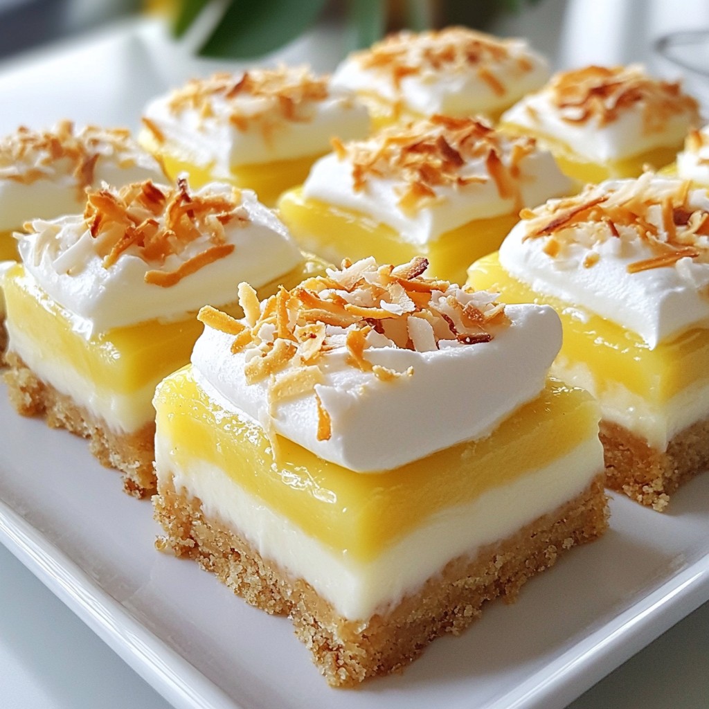 Coconut Cream Pie Bars Delightful and Simple Treat