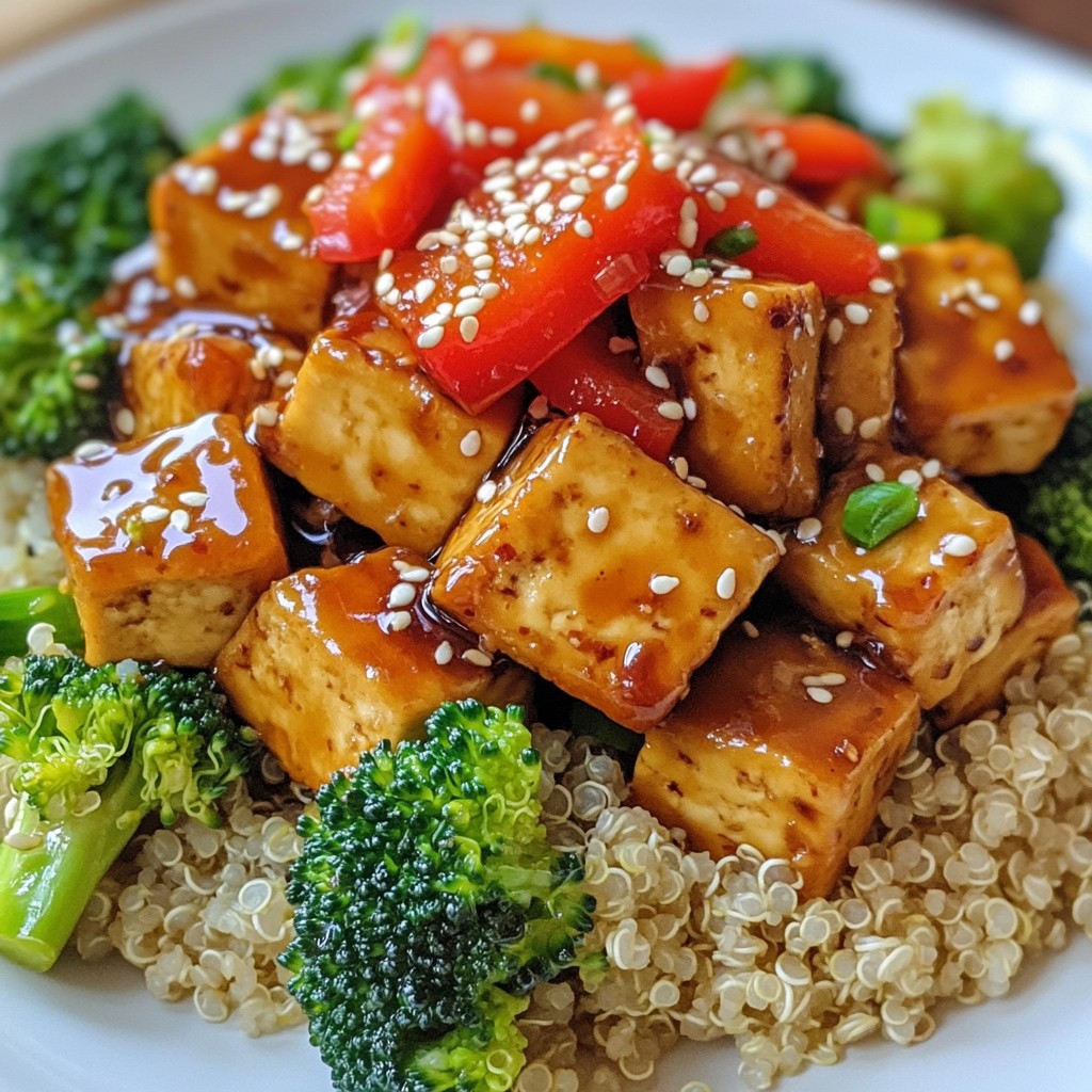 Meal Prep Dinners Teriyaki Tofu with Broccoli Delight