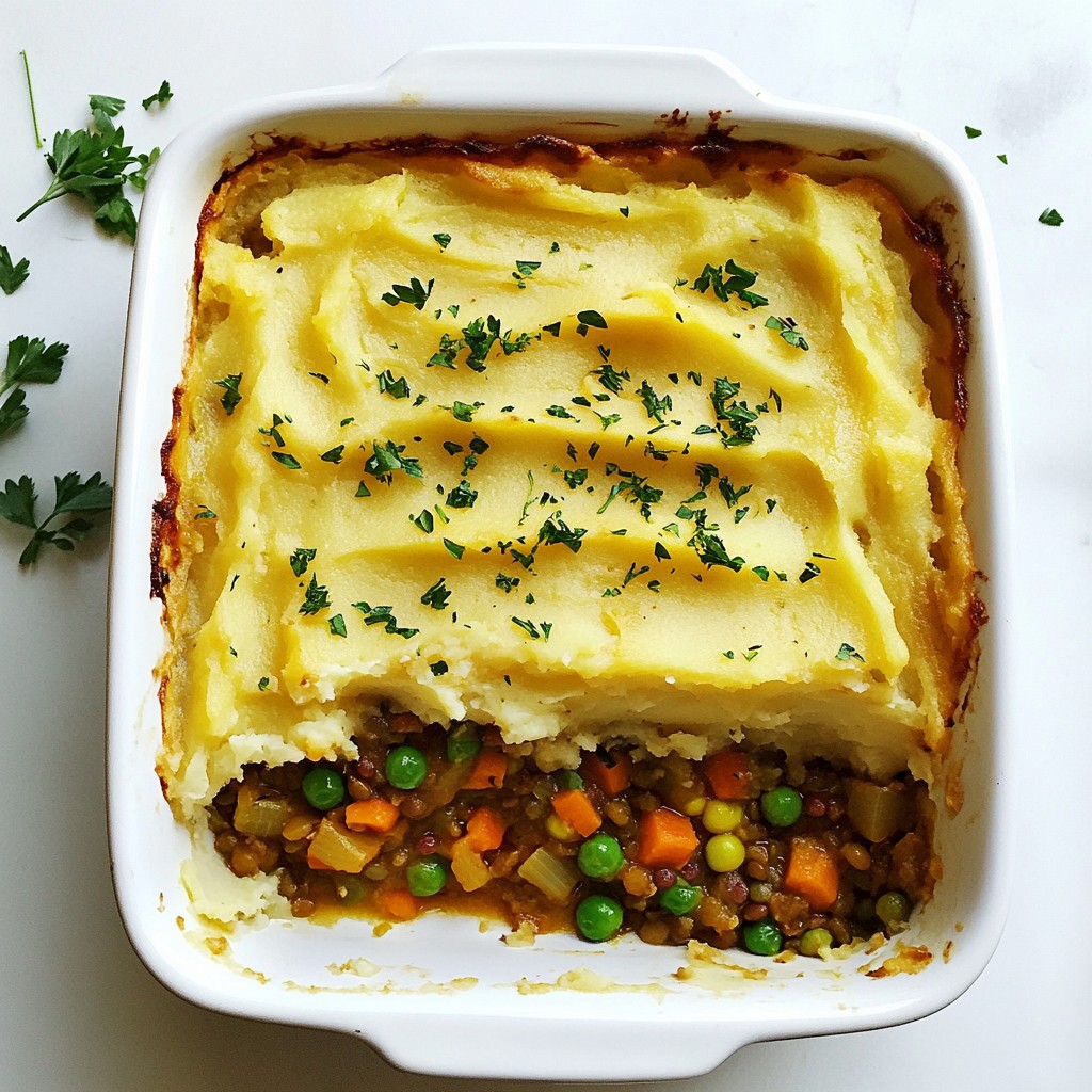 Vegan Lentil Shepherd’s Pie Delicious Comfort Food
