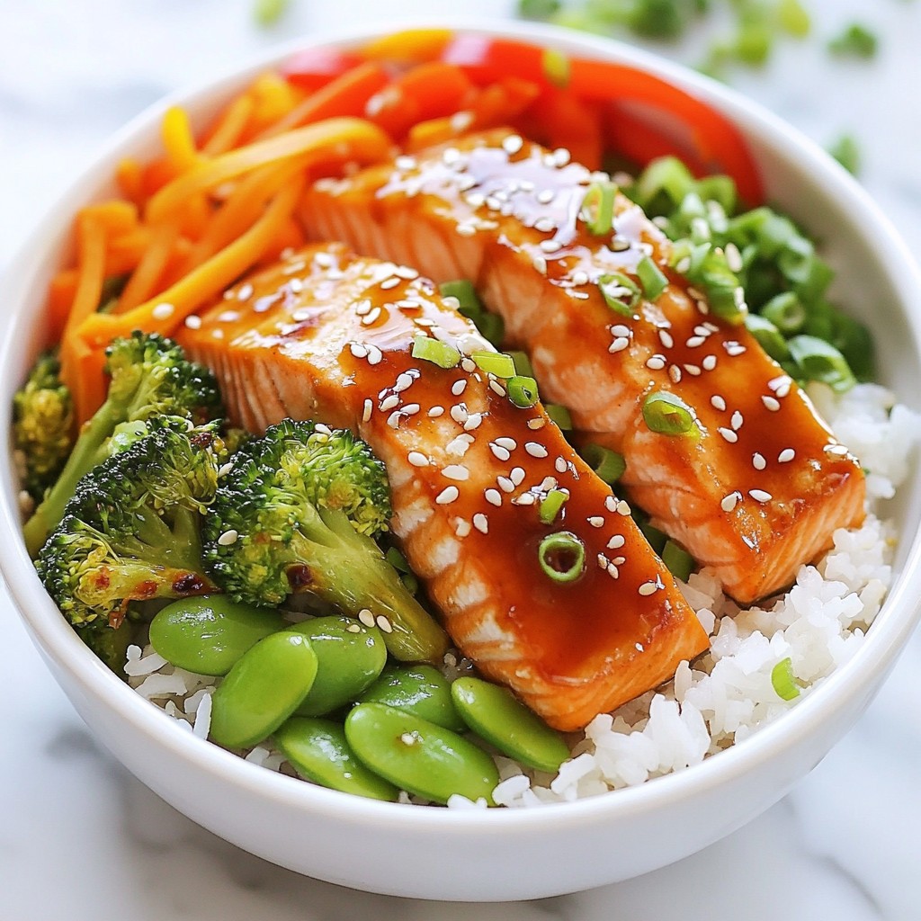 Meal Prep Dinners Teriyaki Ginger Salmon Bowls Delight