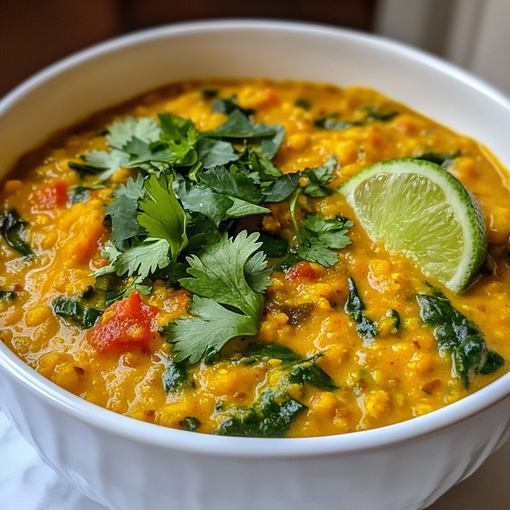 Coconut Curry Lentil Stew Flavorful and Easy Recipe