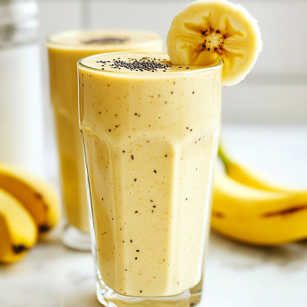 Almond Butter Banana Smoothie Quick and Creamy Recipe