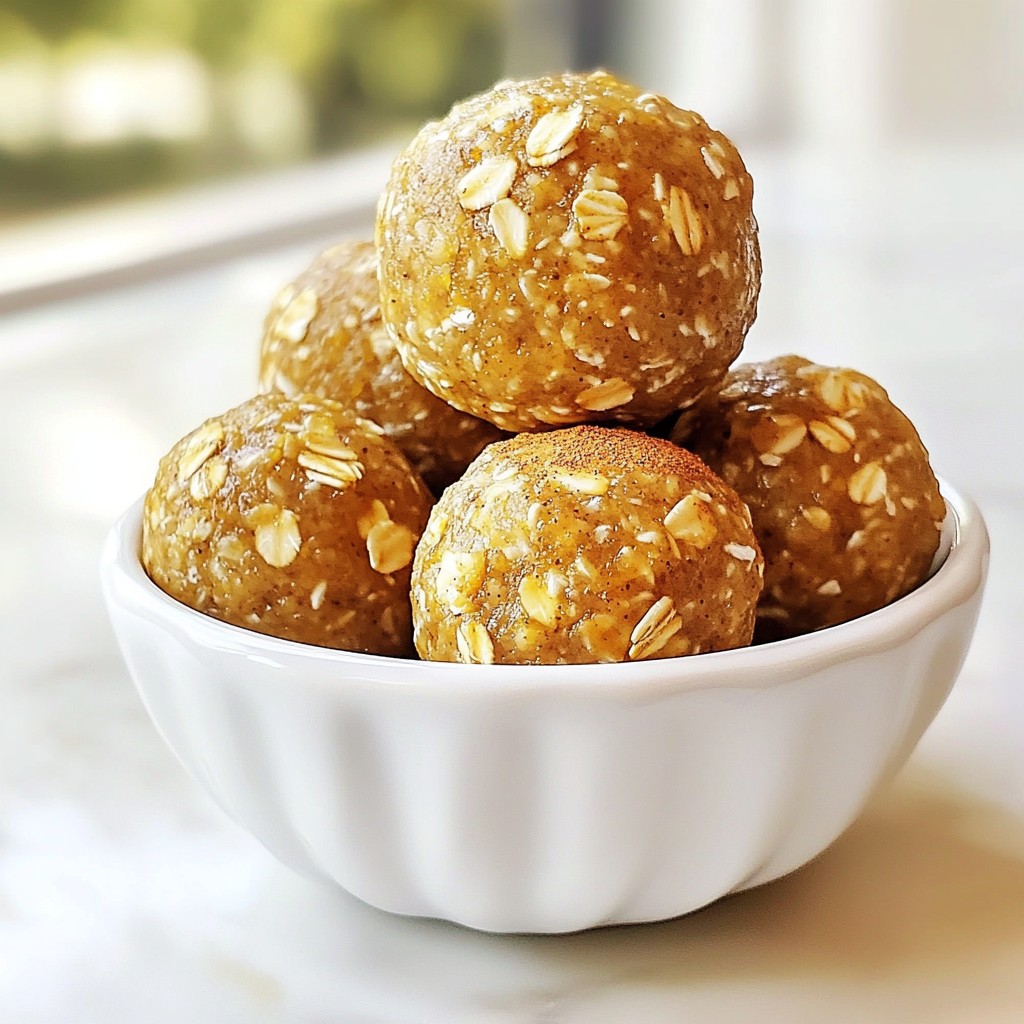 Pumpkin Spice Energy Balls Easy and Tasty Snack