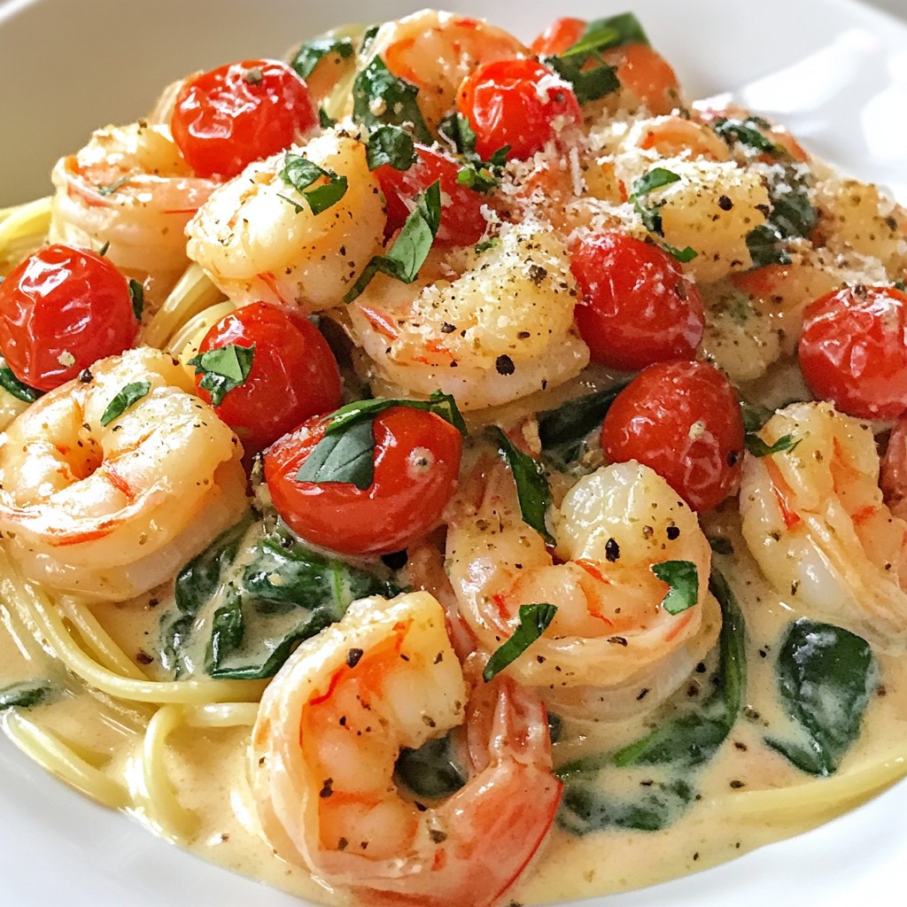 Family Dinners Creamy Garlic Tuscan Shrimp Delight