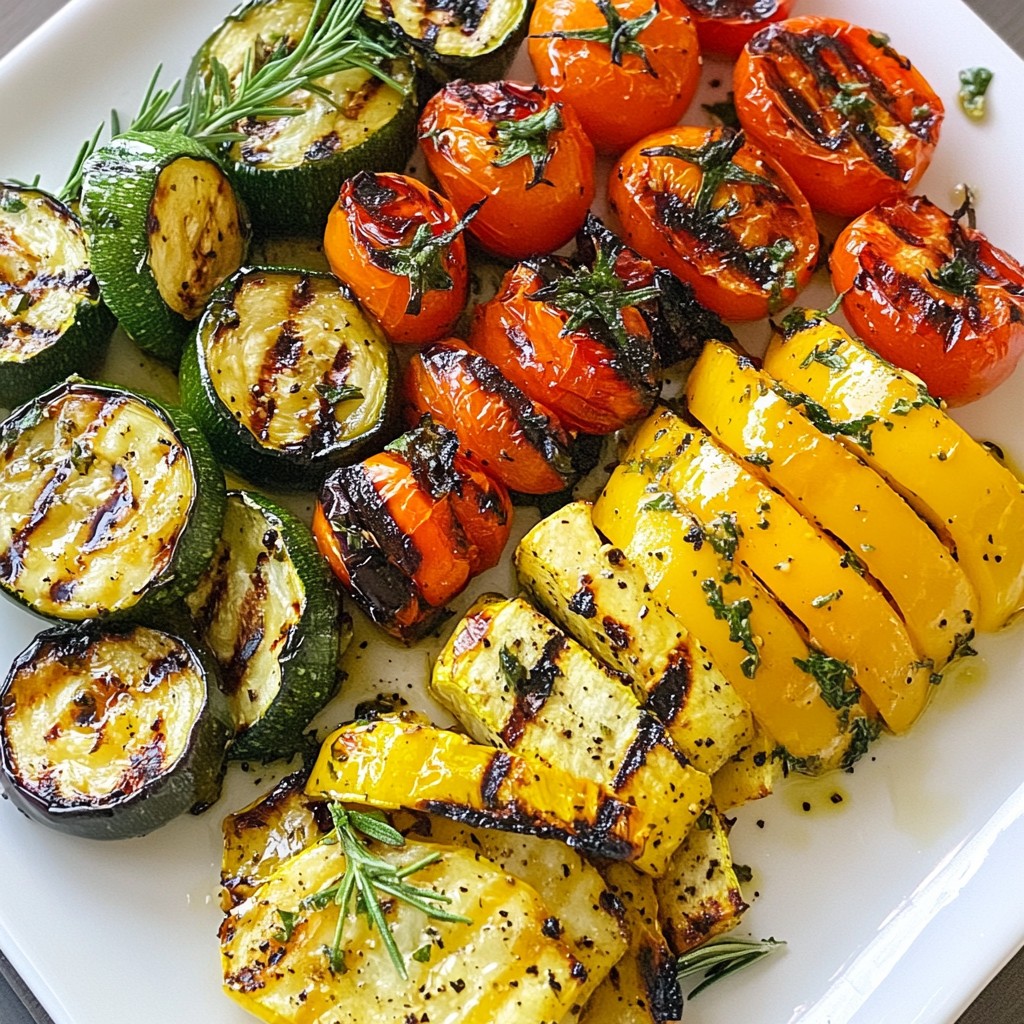 Lemon Herb Grilled Veggies Fresh and Flavorful Dish