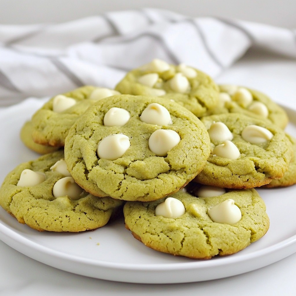Matcha White Chocolate Cookies Tasty and Simple Treat