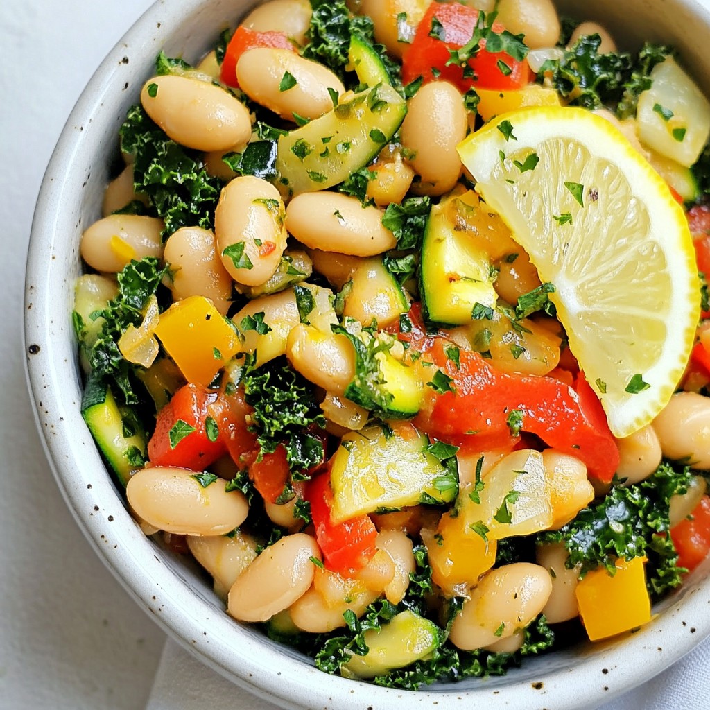 Tuscan White Bean Skillet Flavorful and Simple Meal