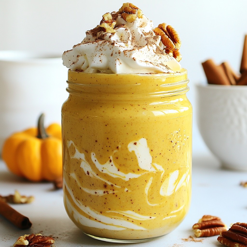 Pumpkin Spice Latte Overnight Oats Healthy Recipe