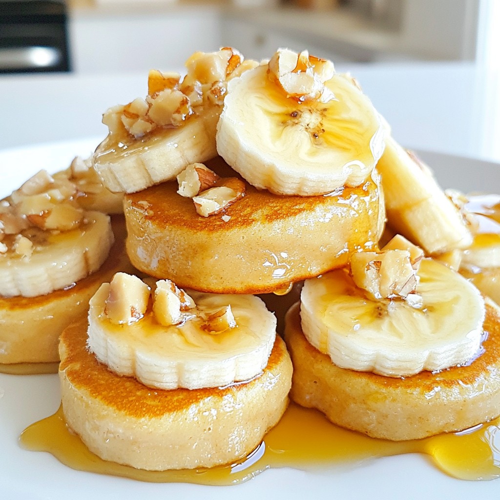 Peanut Butter Banana Pancake Bites Easy and Delicious