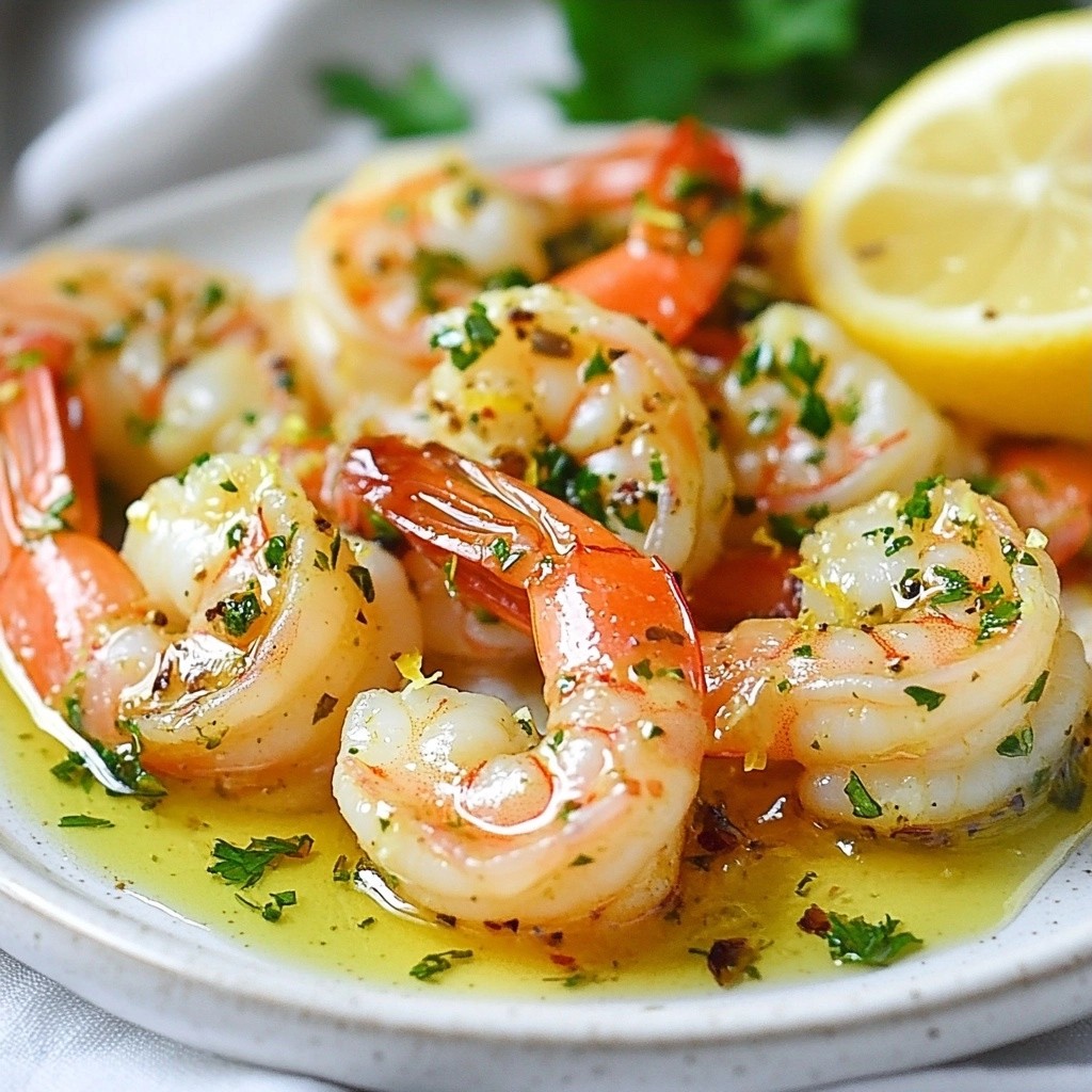 Gourmet Dinners Lemon Herb Butter Shrimp Delight