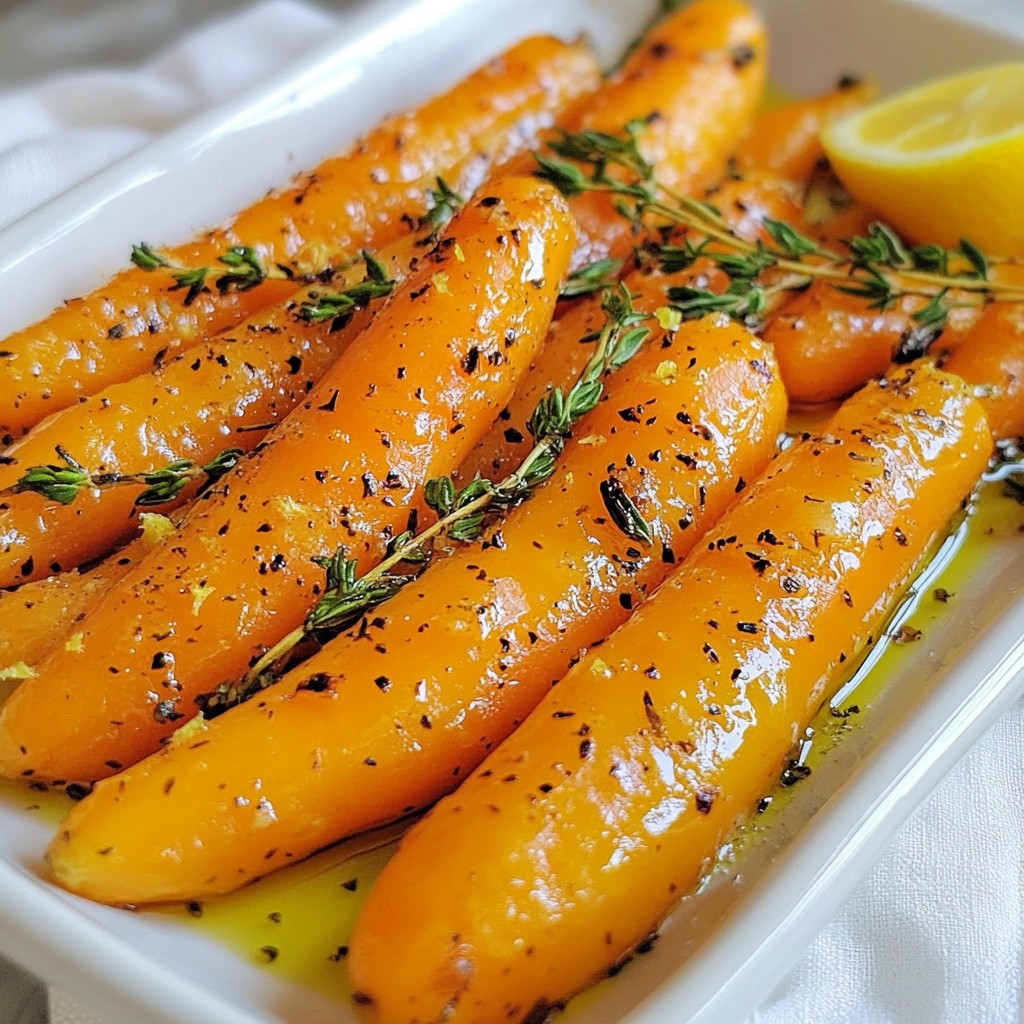 Garlic Herb Roasted Carrots Flavorful and Easy Side Dish