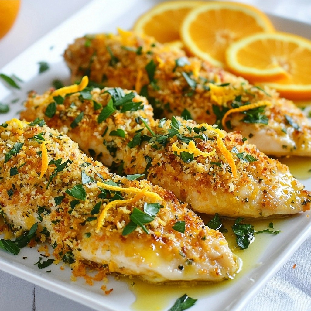Gourmet Dinners Herb Crusted Chicken with Citrus Glaze