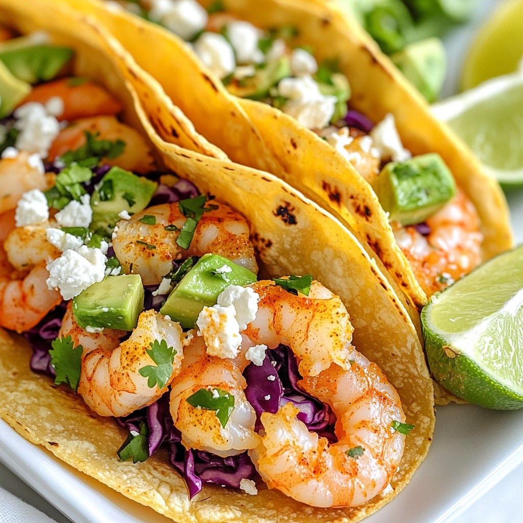 Spicy Cilantro Lime Shrimp Tacos Easy and Flavorful Dish