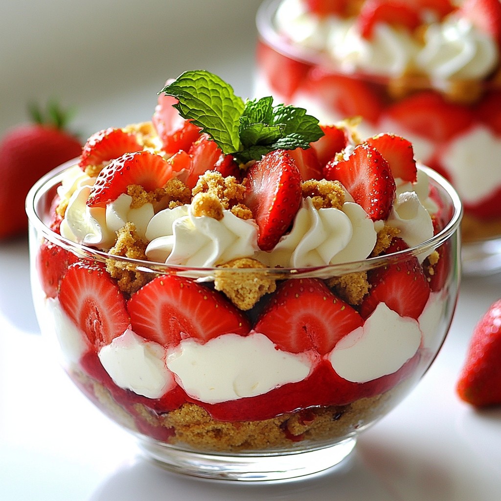 Strawberry Shortcake Trifle Simple and Tasty Treat