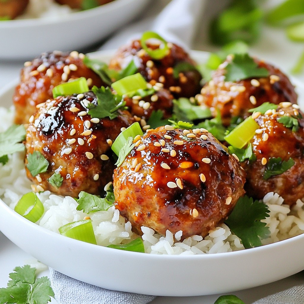 Teriyaki Turkey Meatballs Flavorful and Easy Recipe