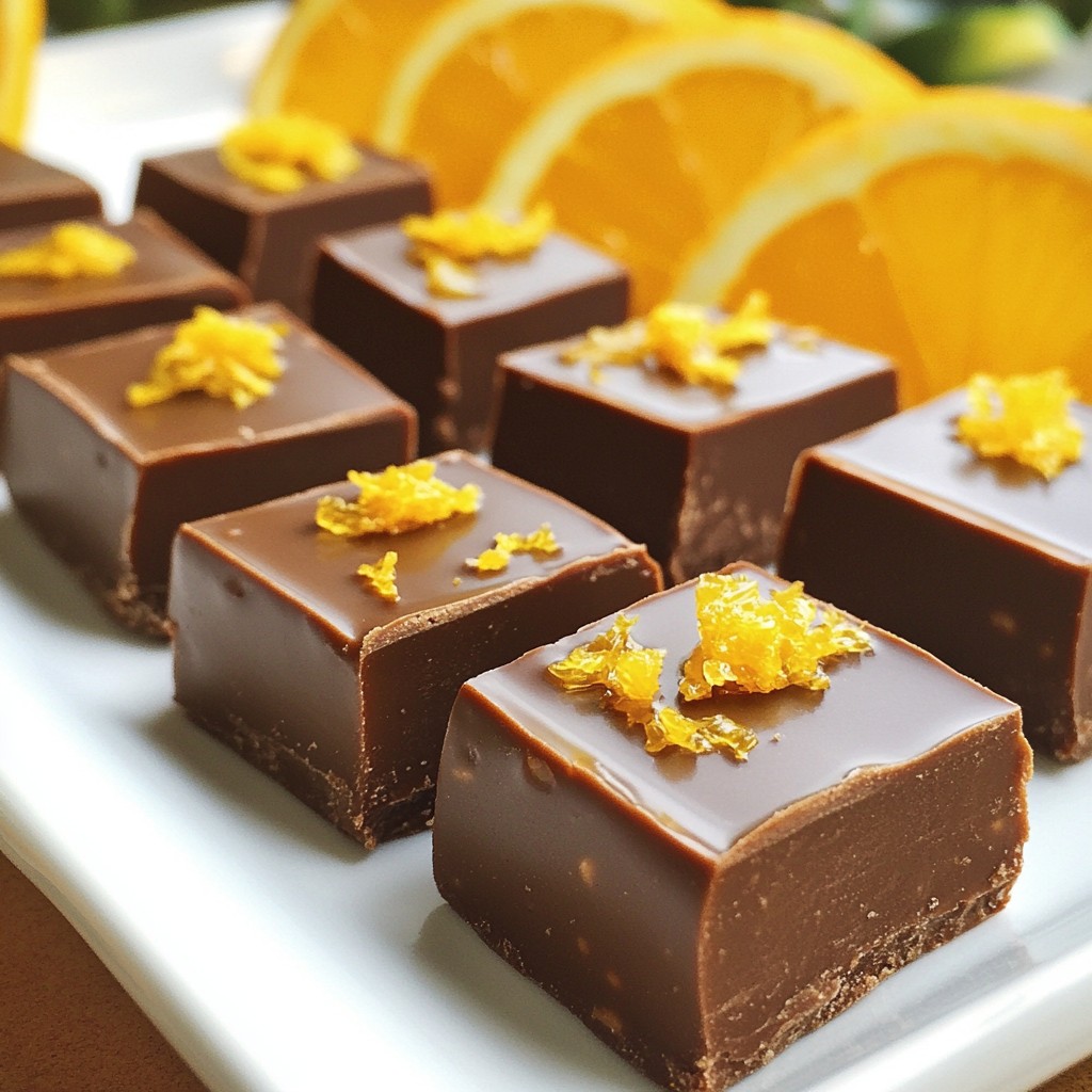Chocolate Orange Fudge Irresistible Sweet Treat