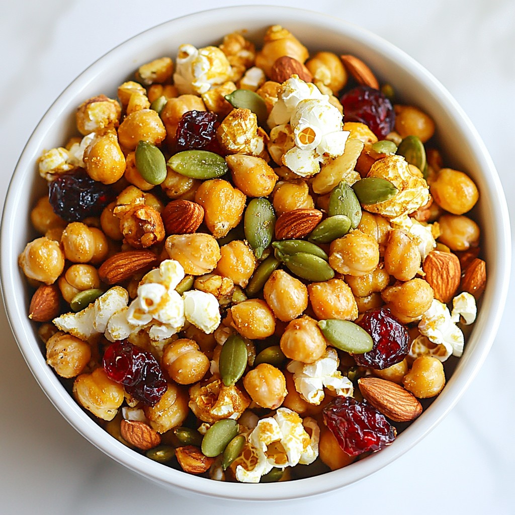 Crunchy Game Day Chickpea Snack Mix Delight