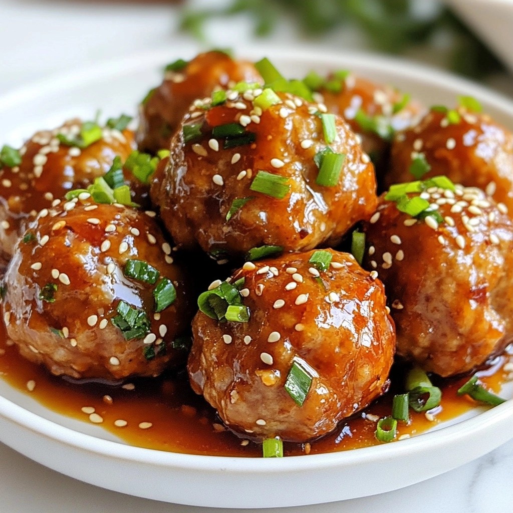 Meal Prep Dinners Teriyaki Glazed Turkey Meatballs