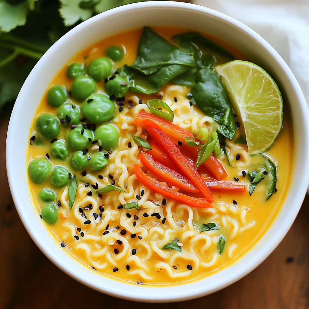 Vegan Coconut Curry Ramen Flavorful and Simple Meal