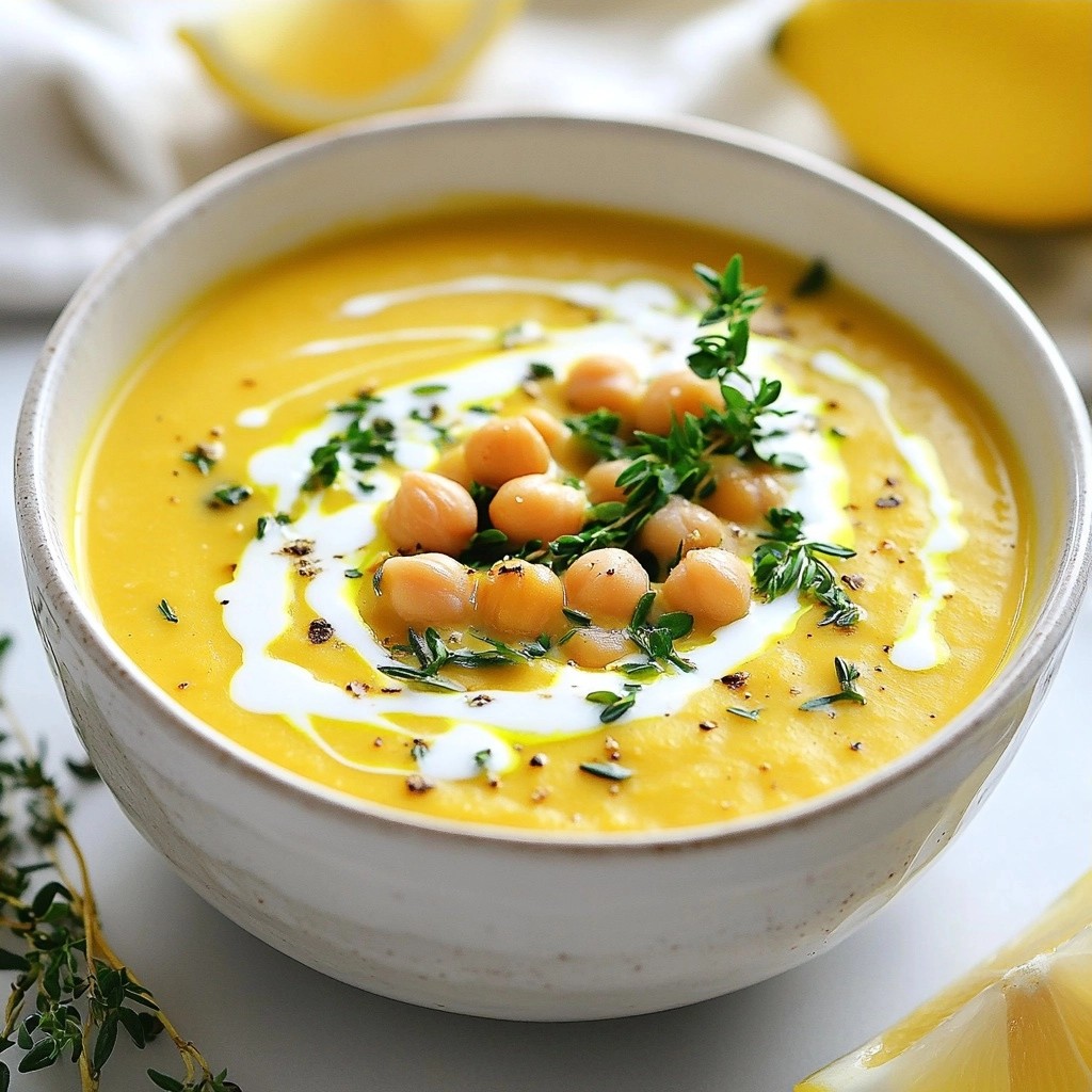 Family Dinners Creamy Herb Chickpea Soup Delight