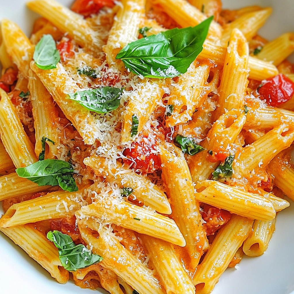 Family Dinners Creamy Tomato Basil Pasta Delight