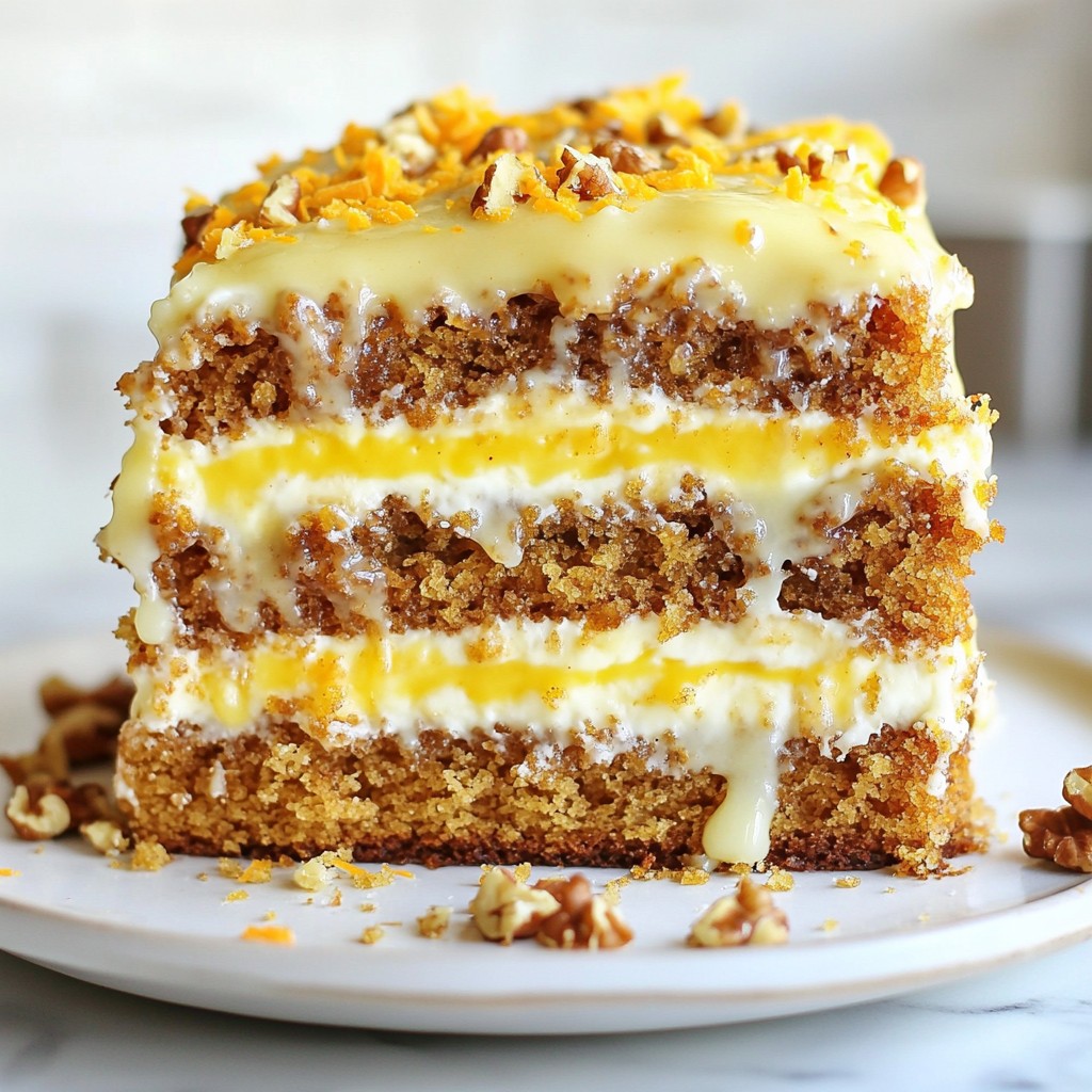 Maple Glazed Carrot Cake Moist and Flavorful Delight