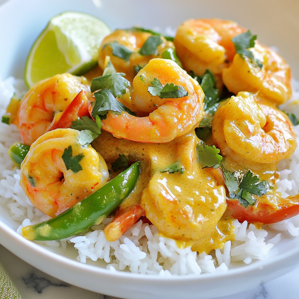 Quick Dinners Coconut Curry Shrimp Easy Delight