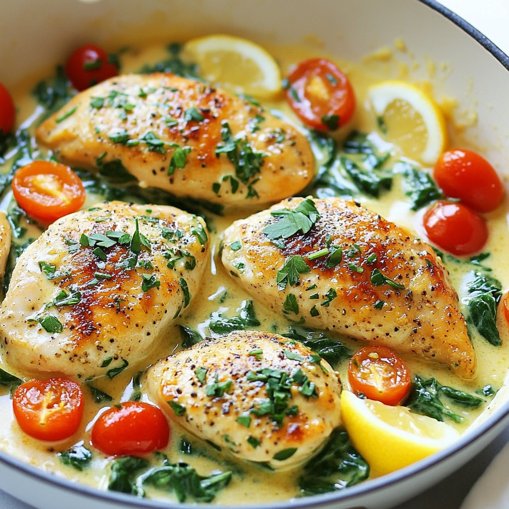 Family Dinners Creamy Herb Parmesan Chicken Skillet Delight