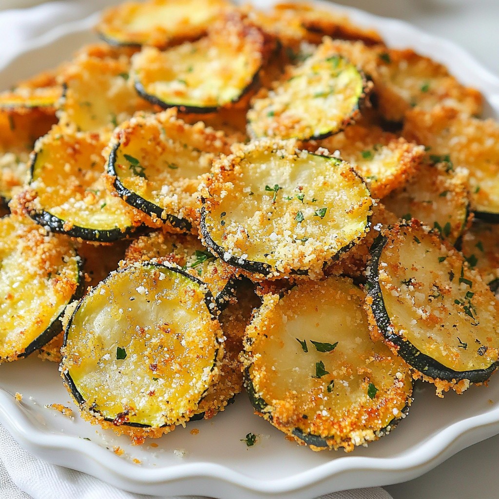 Crispy Baked Zucchini Chips Easy and Healthy Snack