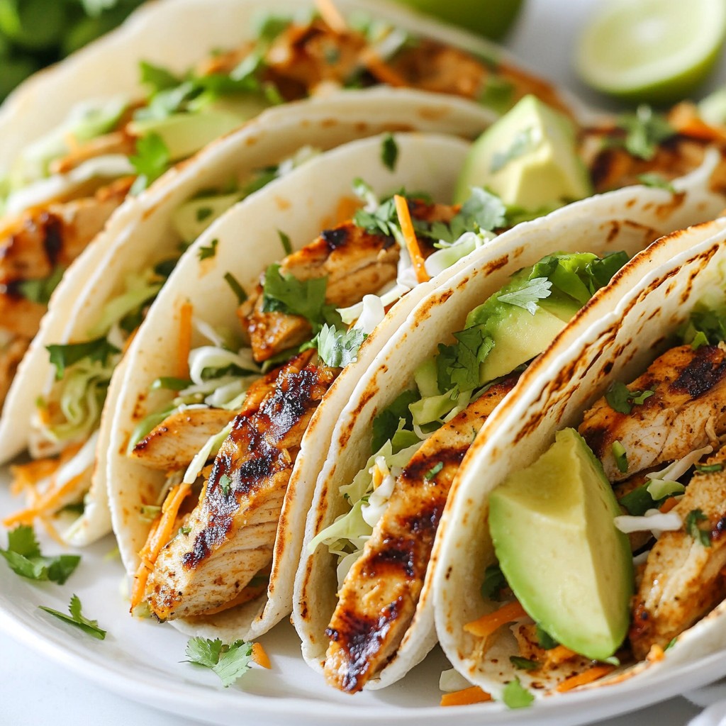 Chili Lime Grilled Chicken Tacos Flavorful Easy Meal