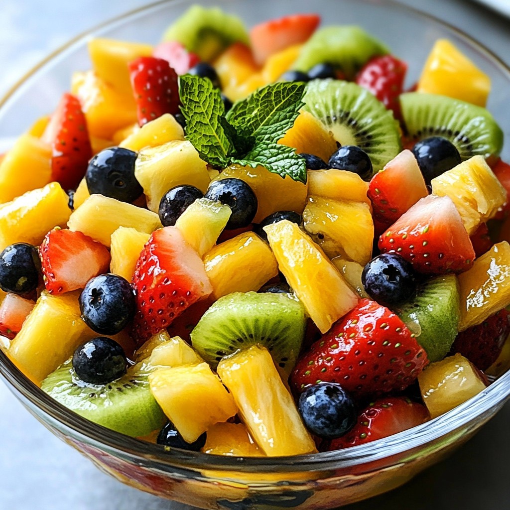 Honey Lime Fruit Salad Refreshing Summer Delight