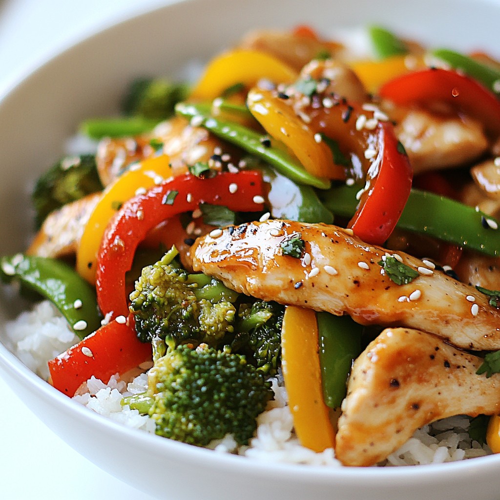 Quick Dinners Spicy Lemon Chicken Stir Fry Recipe